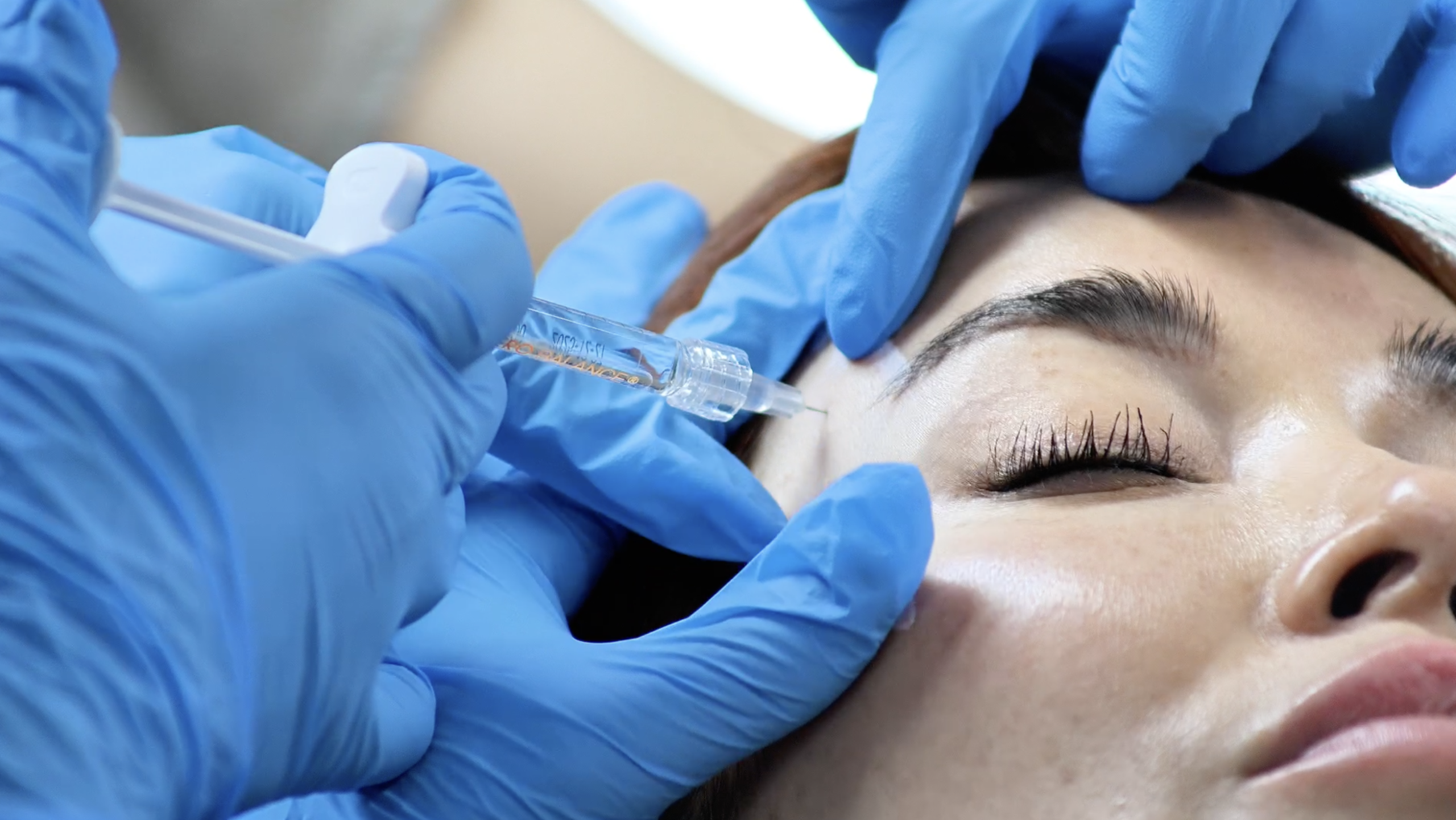 Precise injection technique during practitioner training